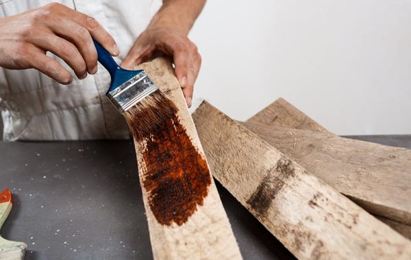 Copper-Wood-Treatment